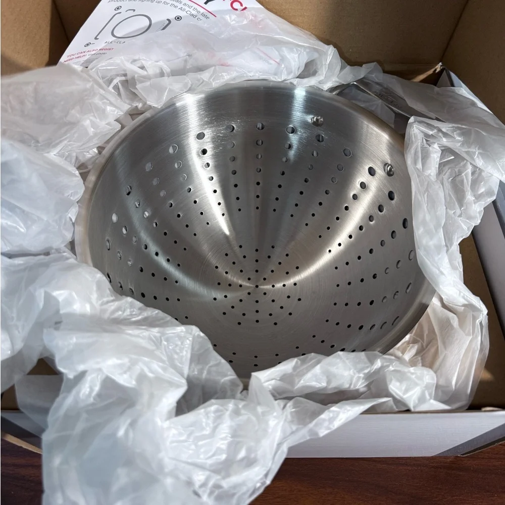 All-Clad Stainless Steel 5-Qt.‎ Colander | Brand New, Original Box